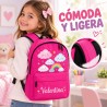 Mochila Escolar Personalizada Arcoíris con Nombre | Mochila Infantil Niña | Estores Iroa
