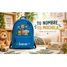 Mochila Infantil Personalizada con Nombre | Animales de la Selva | Estores Iroa