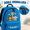 Mochila Infantil Personalizada con Nombre | Animales de la Selva | Estores Iroa
