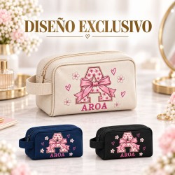 Neceser Personalizado con Inicial y Nombre para Niña | Estores Iroa