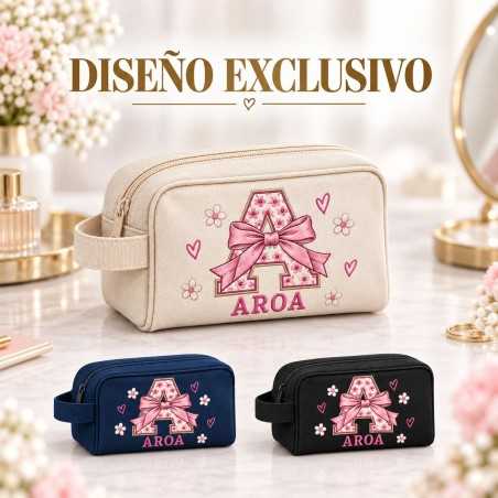 Neceser Personalizado con Inicial y Nombre para Niña | Estores Iroa