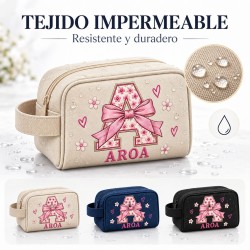 Neceser Personalizado con Inicial y Nombre para Niña | Estores Iroa