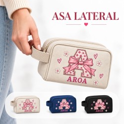 Neceser Personalizado con Inicial y Nombre para Niña | Estores Iroa