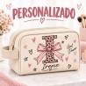 Neceser Personalizado Inicial Leopardo con Nombre | Iroa