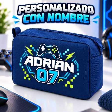 Neceser Gamer Personalizado con Nombre para Niño | Estores Iroa
