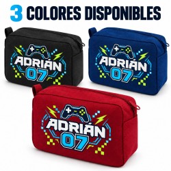 Neceser Gamer Personalizado con Nombre para Niño | Estores Iroa