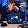 Neceser Gamer 01 Personalizado con Nombre para Niño | Estores Iroa