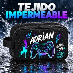 Neceser Gamer 01 Personalizado con Nombre para Niño | Estores Iroa