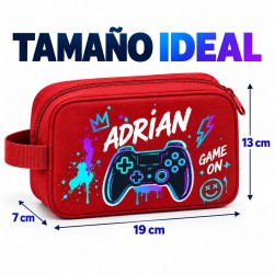 Neceser Gamer 01 Personalizado con Nombre para Niño | Estores Iroa