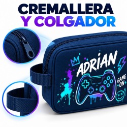 Neceser Gamer 01 Personalizado con Nombre para Niño | Estores Iroa