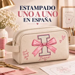 Neceser Personalizado con Inicial y Nombre para Niña | Iroa