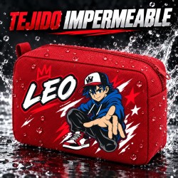 Regalo Personalizado Niño | Neceser con Nombre Escolar -Estores Iroa