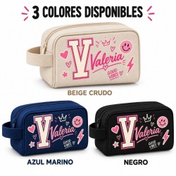 Neceser Personalizado con Inicial y Nombre para Niña Good Vibes | Iroa