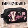 Neceser Personalizado con Inicial y Nombre para Niña Good Vibes | Iroa
