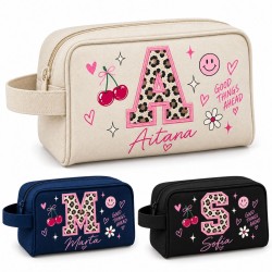 Neceser Personalizado con Inicial y Nombre Cerezas 01-26 | Estores Iroa