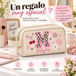 Neceser Personalizado con Inicial y Nombre Cerezas 01-26 | Estores Iroa