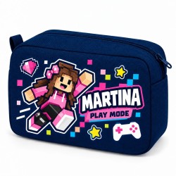 Neceser Gamer Roblox Personalizado con Nombre | Regalo para Niña | Estores Iroa