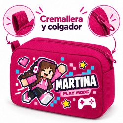Neceser Gamer Roblox Personalizado con Nombre | Regalo para Niña | Estores Iroa