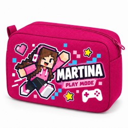 Neceser Gamer Roblox Personalizado con Nombre | Regalo para Niña | Estores Iroa