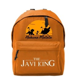 Mochila escolar infantil personalizada Rey Leon