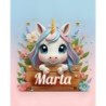  Estores infantiles niña personalizados. Estores infantiles Niña Unicornio Bebe 2024- Estor enrollable habitación infantil niña