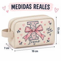 Neceser Personalizado con Inicial y Nombre para Niña | Iroa