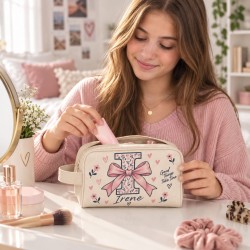 Neceser Personalizado con Inicial y Nombre para Niña | Iroa