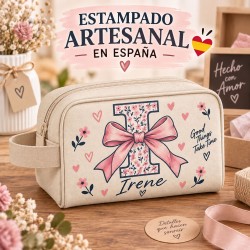 Neceser Personalizado con Inicial y Nombre para Niña | Iroa