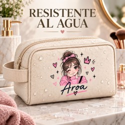 Neceser Personalizado para Niña con Nombre Manga | Estores Iroa