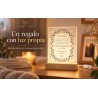 Lámpara LED Personalizada con Texto | Estores Iroa