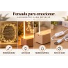 Lámpara LED Personalizada con Texto | Estores Iroa
