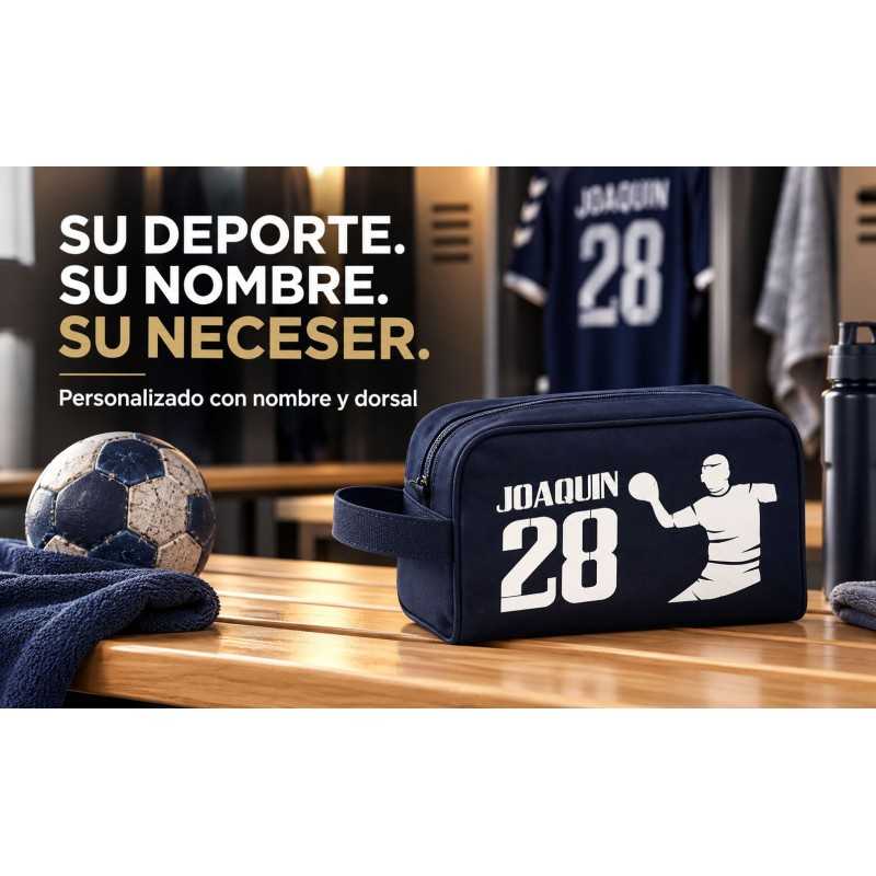 Neceser Balonmano Personalizado con Nombre | Regalo para Niño