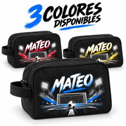 Neceser Fútbol Personalizado con Nombre Portería Fútbol 26