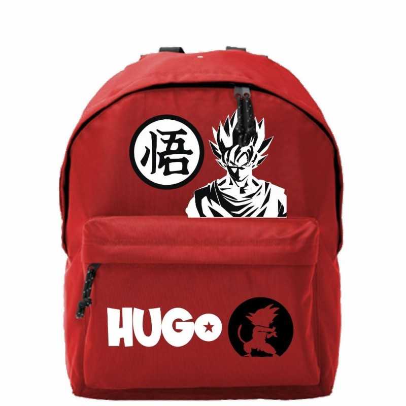 Mochila escolar infantil personalizada Goku