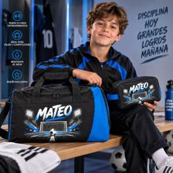 Neceser Fútbol Personalizado con Nombre Portería Fútbol 26
