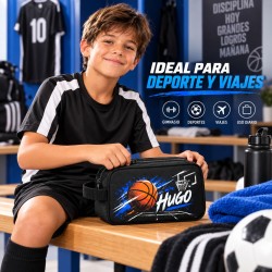 Neceser Baloncesto Personalizado con Nombre | Basket 002