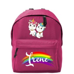 Mochila escolar infantil personalizada Unicornio 002
