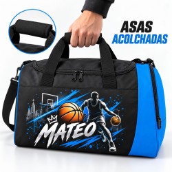 Bolsa Baloncesto Personalizada con Nombre y Zapatillero | Basket 004