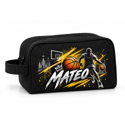 Neceser Baloncesto Personalizado con Nombre Basket 004
