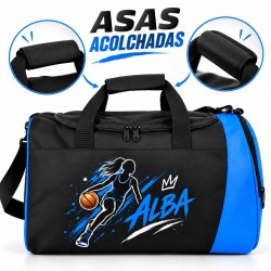 Bolsa Baloncesto Personalizada Niña con Zapatillero | Basket Chicas 02-26