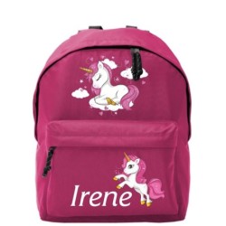 Mochila escolar infantil personalizada Unicornio 001