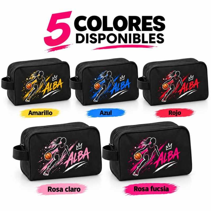 Neceser Baloncesto Personalizado Niña | Basket Chicas 02-26