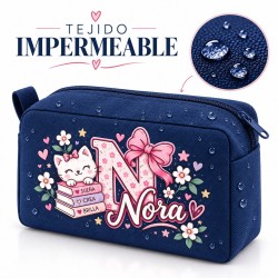 Neceser Personalizado con Nombre para Niña | Inicial Nora