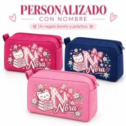 Neceser Personalizado con Nombre para Niña | Inicial Nora
