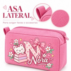 Neceser Personalizado con Nombre para Niña | Inicial Nora