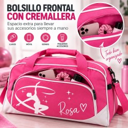 Bolsa Deporte Niña Personalizada Gimnasia Rítmica | Iroa