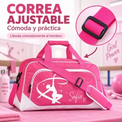 Bolsa Deporte Niña Personalizada Gimnasia Rítmica | Iroa