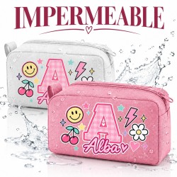 Neceser Personalizado Inicial y Nombre Impermeable | Inicial Pop 26