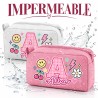 Neceser Personalizado Inicial y Nombre Impermeable | Inicial Pop 26