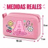 Neceser Personalizado Inicial y Nombre Impermeable | Inicial Pop 26